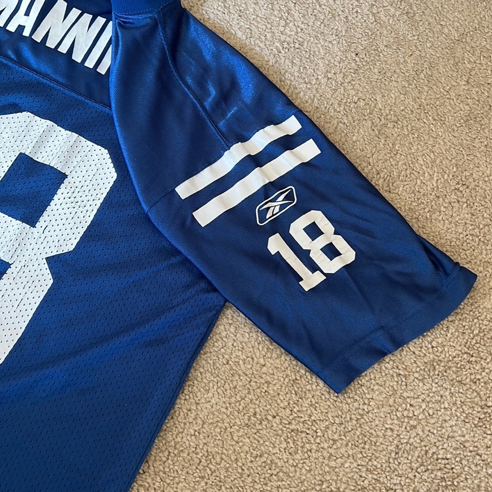 Reebok NFL Colts Manning Jersey (L) Boys - Picture 8 of 8